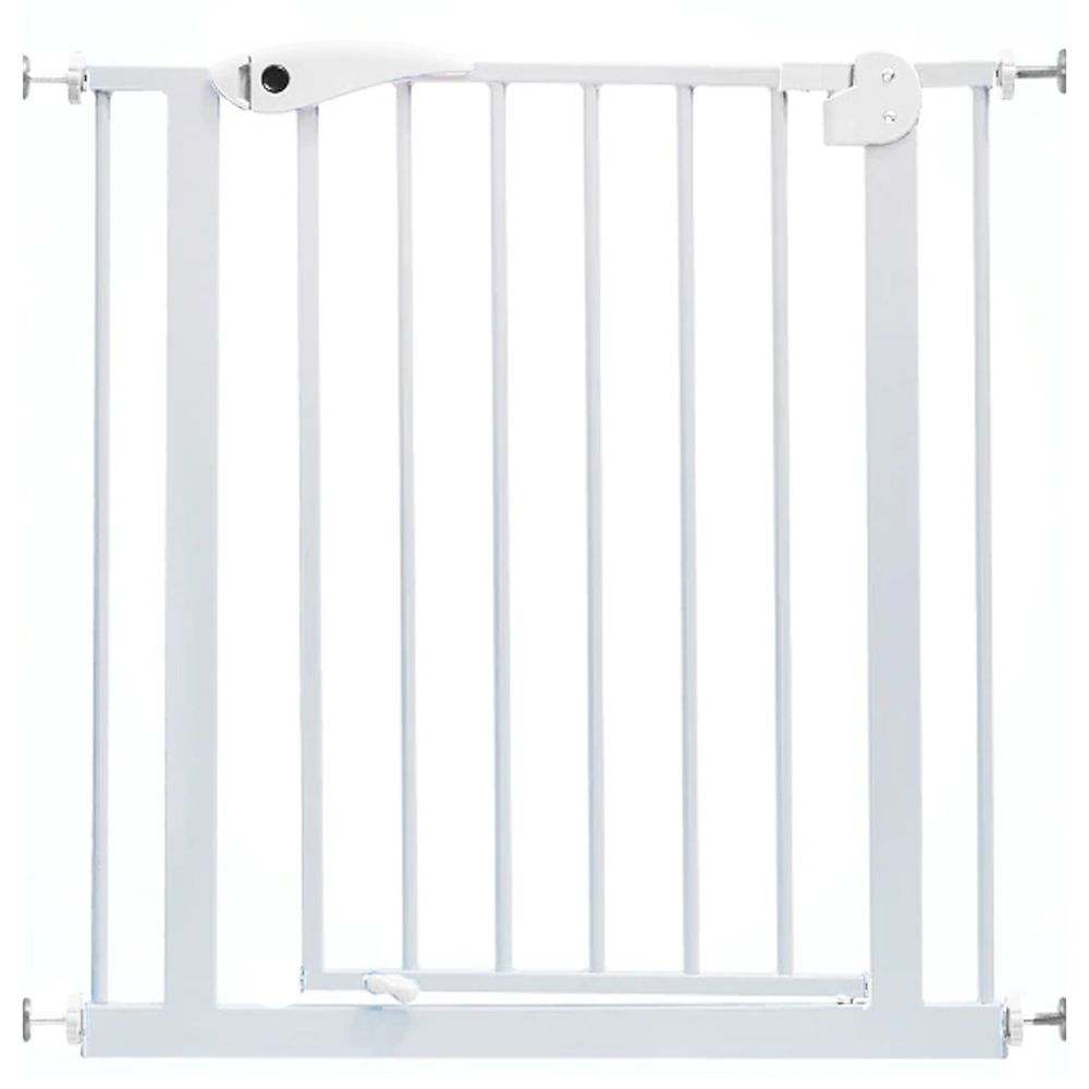 Baby Safe - Metal Safety Gate w/ 45 cm Extension - White