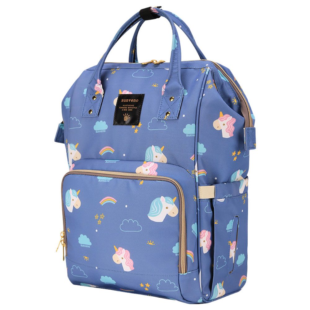 Sunveno - Diaper Travel Kit - Unicorn Blue