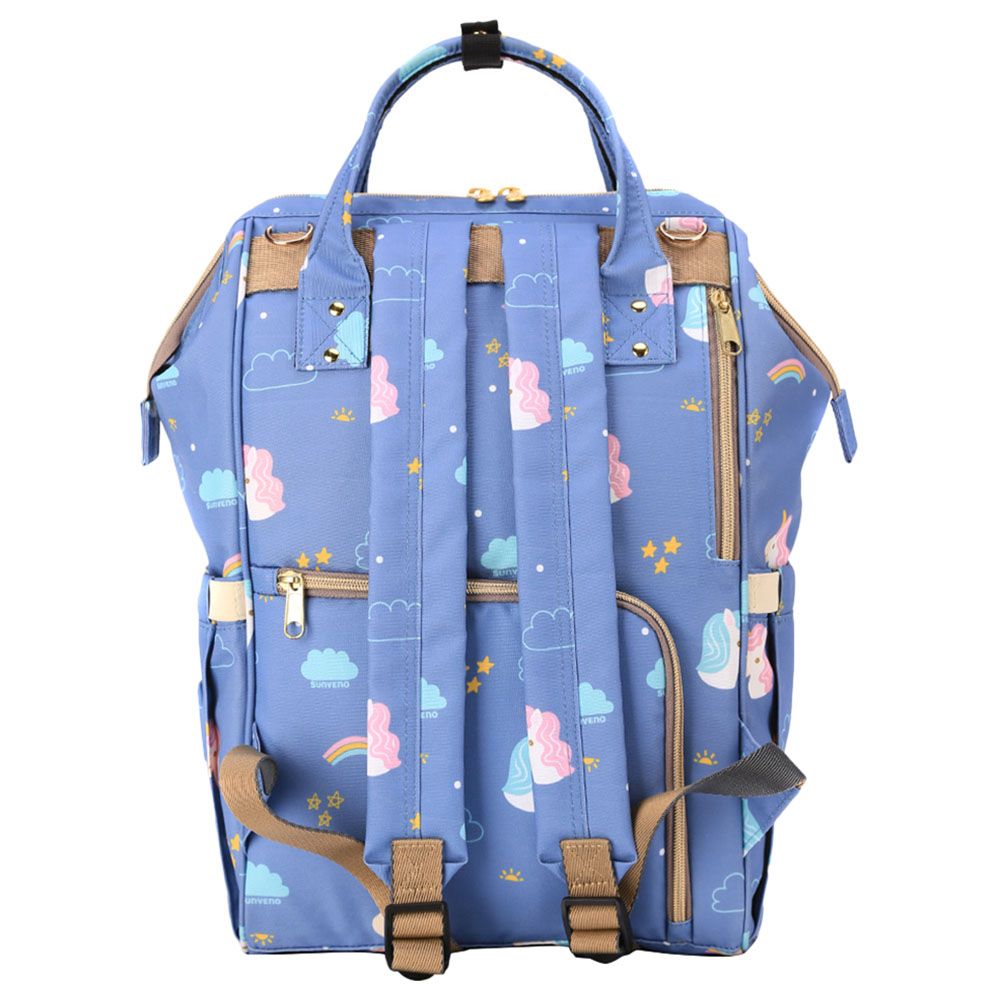 Sunveno - Diaper Travel Kit - Unicorn Blue