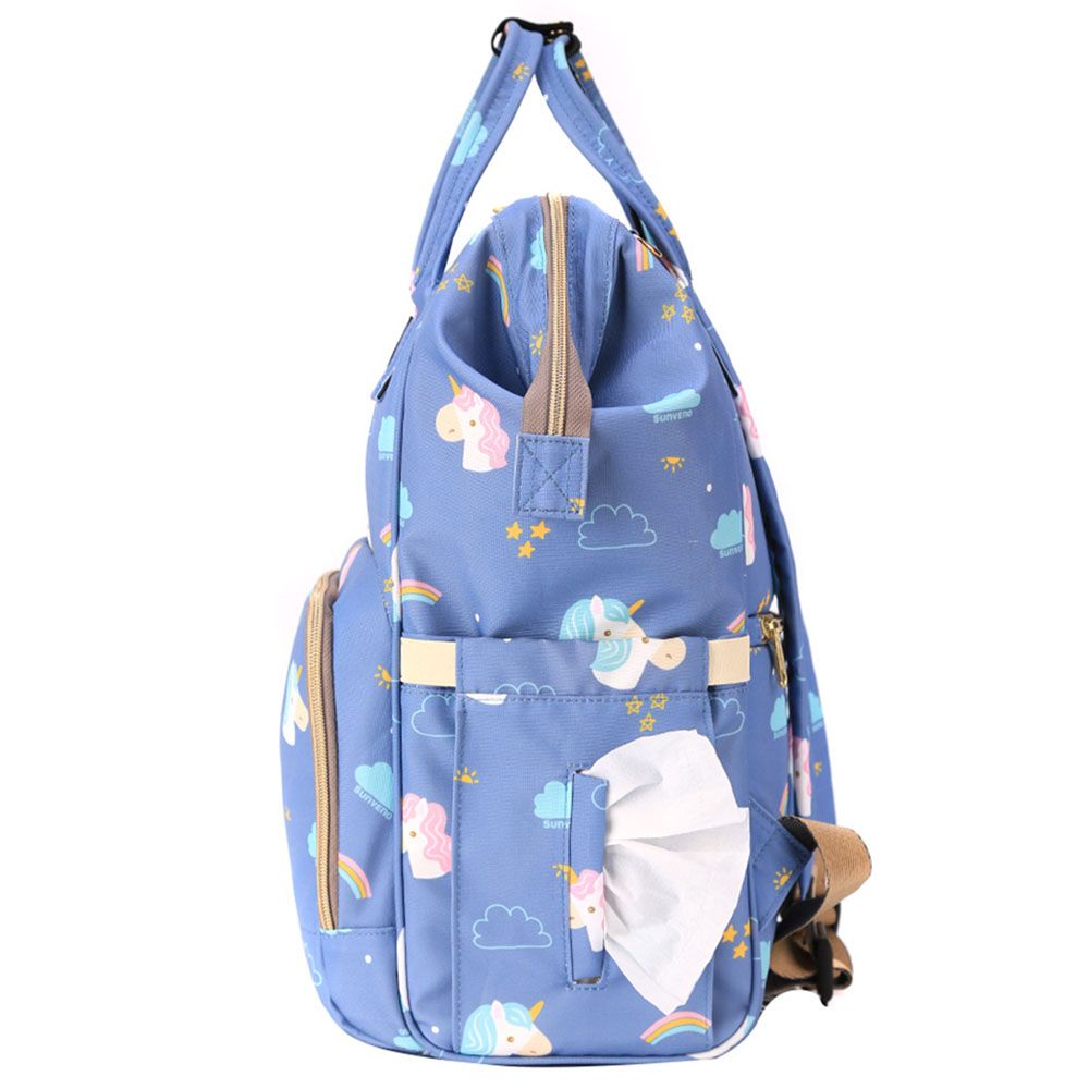 Sunveno - Diaper Travel Kit - Unicorn Blue