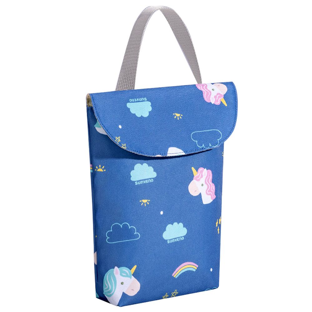 Sunveno - Diaper Travel Kit - Unicorn Blue