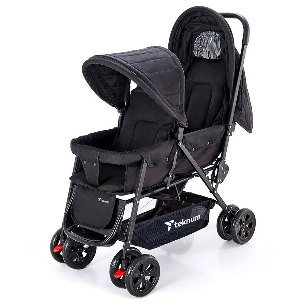 Teknum - Double Stroller Combo - Black