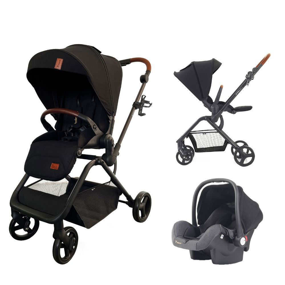 Teknum - Stroll-1 Reversible Travel System by Sambox - Black