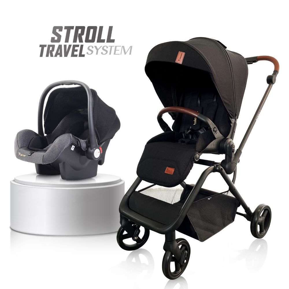 Teknum - Stroll-1 Reversible Travel System by Sambox - Black