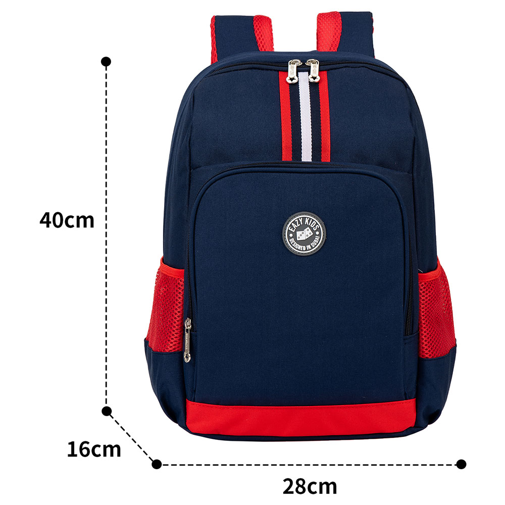 Navy blue school bag on sale