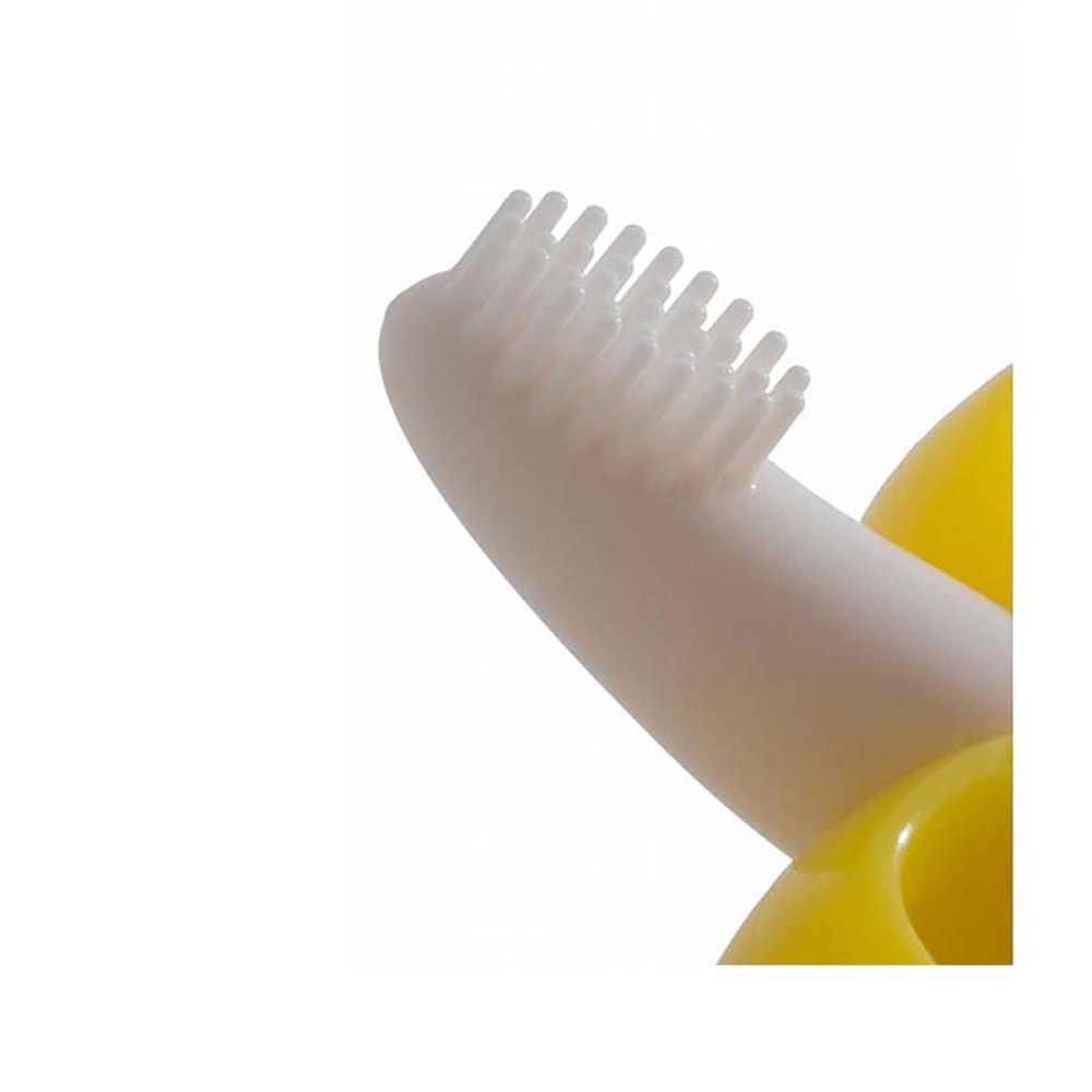 Eazy Kids - Baby Banana - Toothbrush and Teether - Yellow