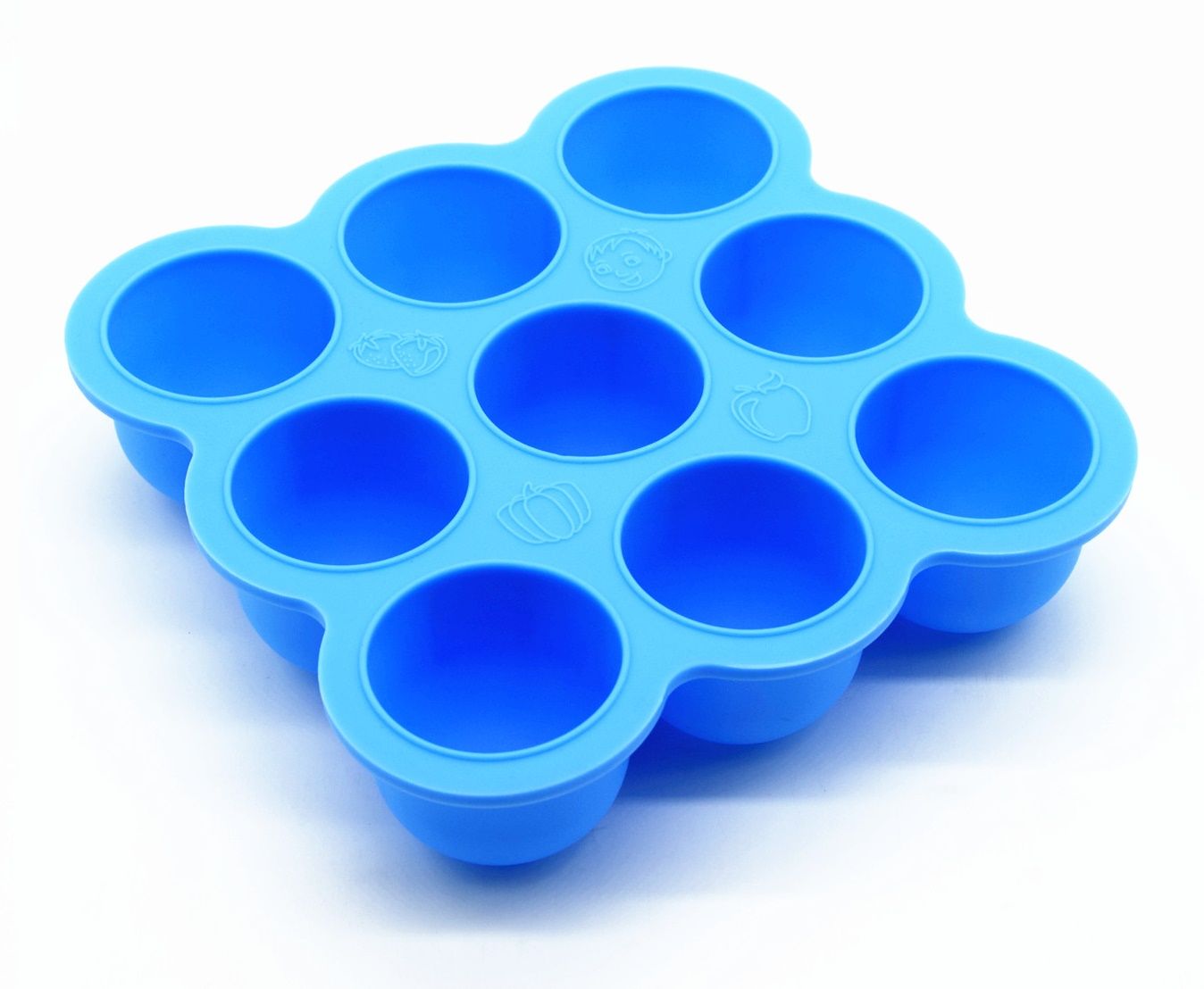 Eazy Kids - Silicone Baby Food Freezer Tray - Blue