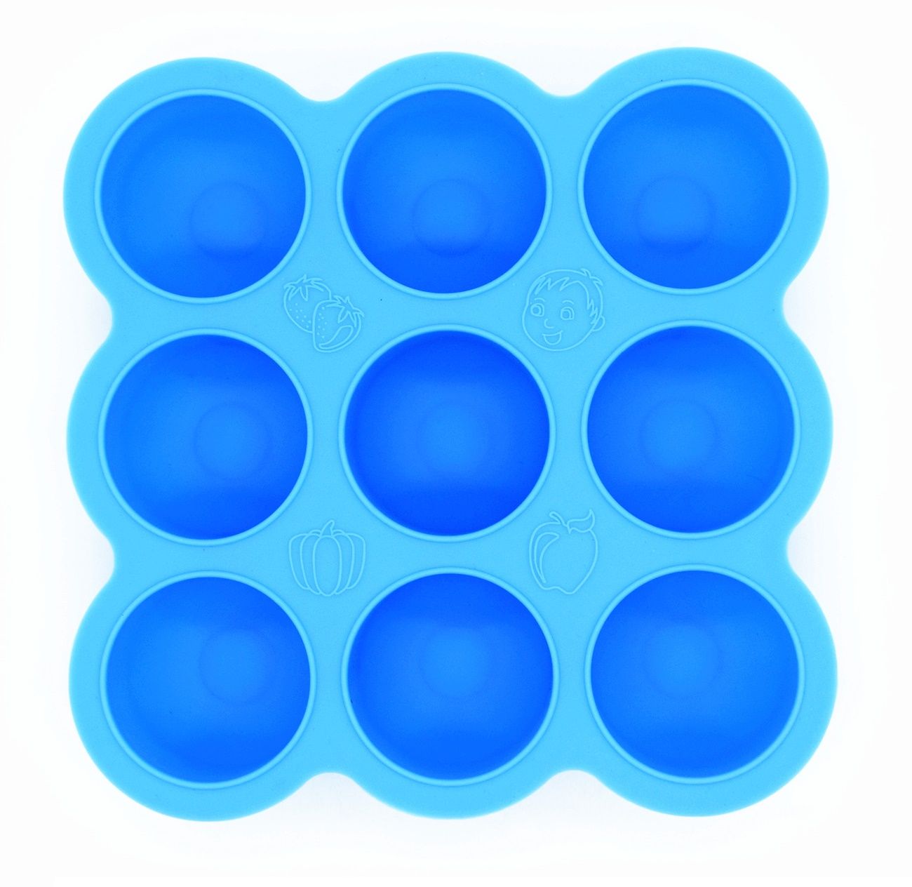 Eazy Kids - Silicone Baby Food Freezer Tray - Blue