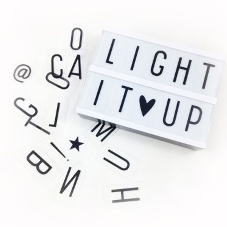 Letter Light Box - A5