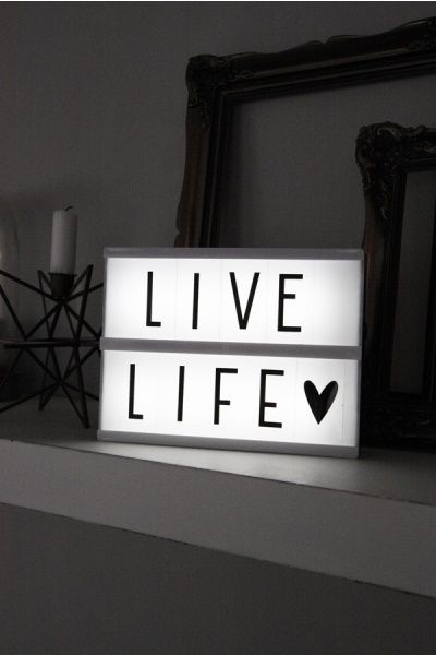 Letter Light Box - A5