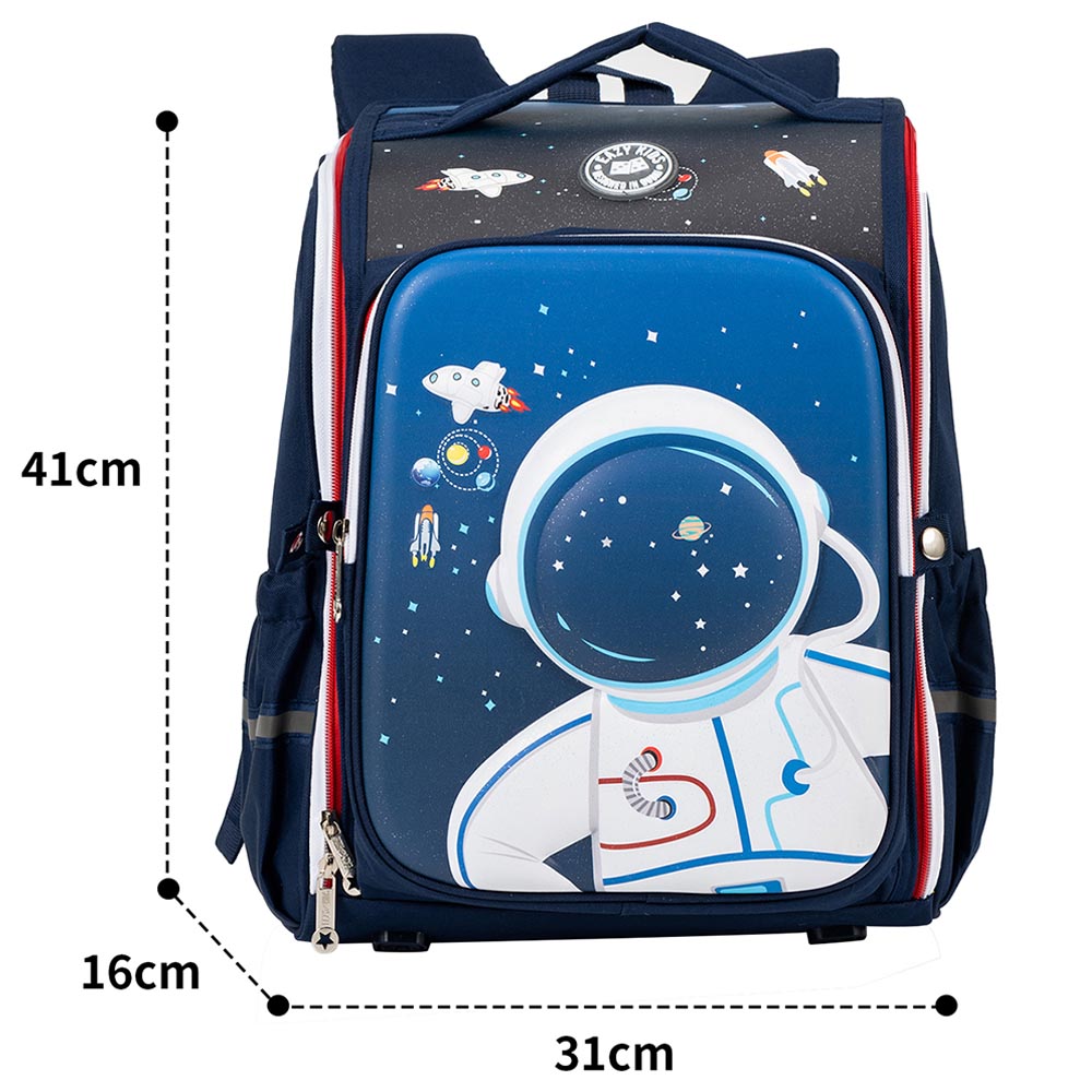 Eazy Kids Astronaut Space School Backpack 16 Inch Blue Buy at Best Price from Mumzworld