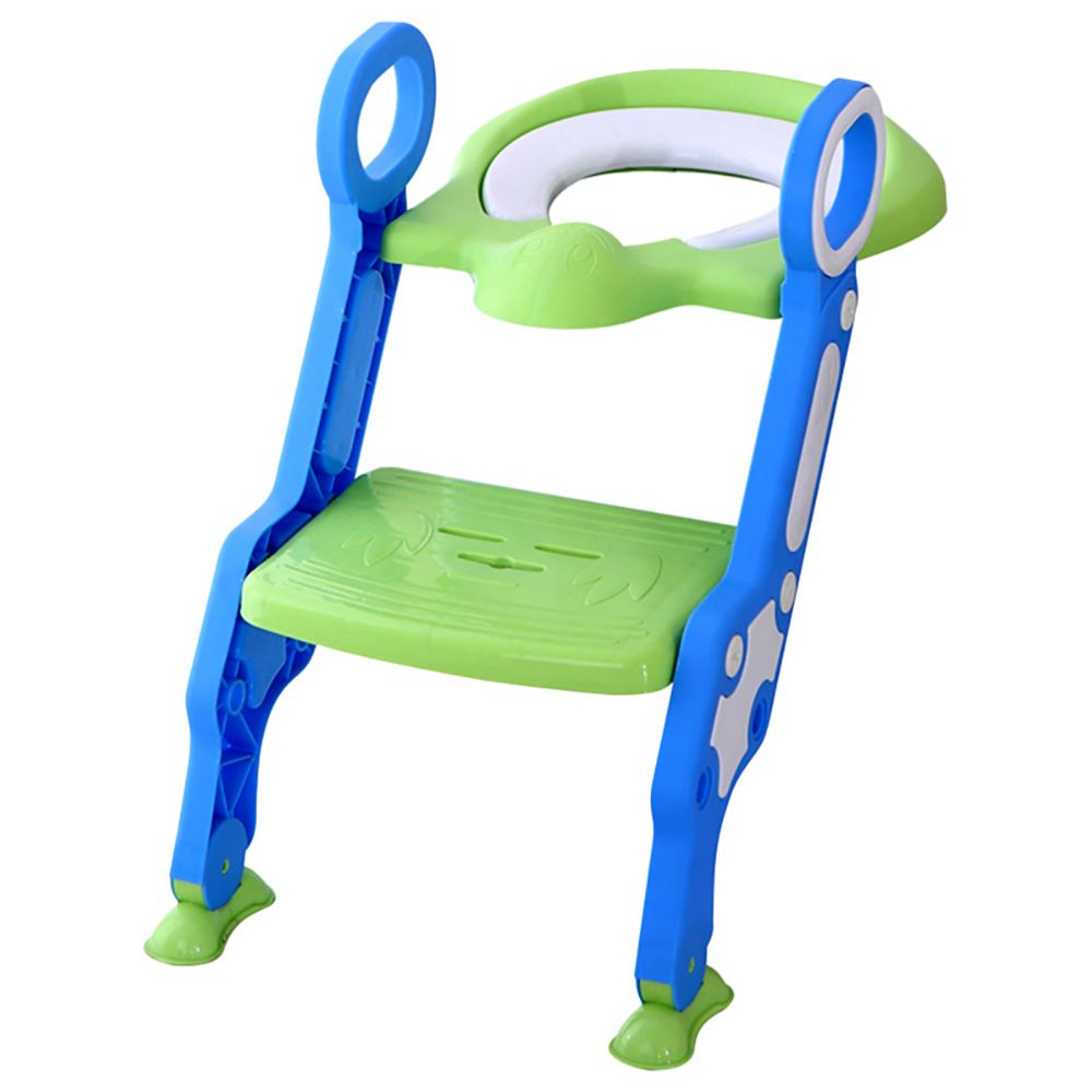 Eazy Kids - Step Stool Foldable Potty Trainer Seat - Green