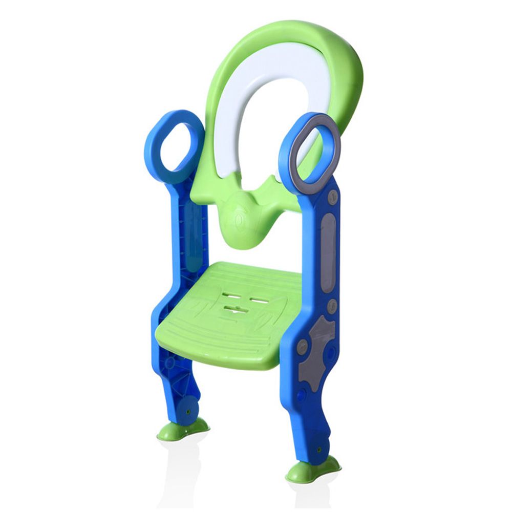 Eazy Kids - Step Stool Foldable Potty Trainer Seat - Green