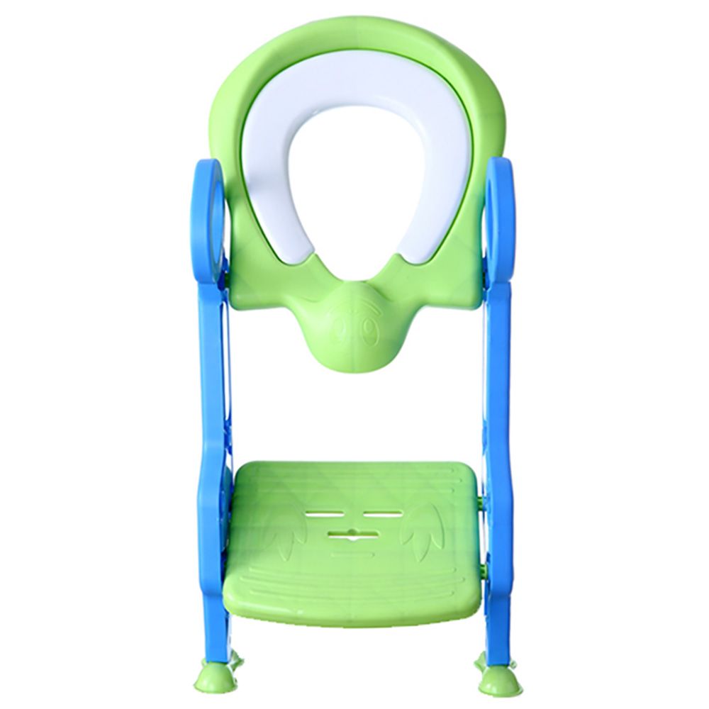 Eazy Kids - Step Stool Foldable Potty Trainer Seat - Green