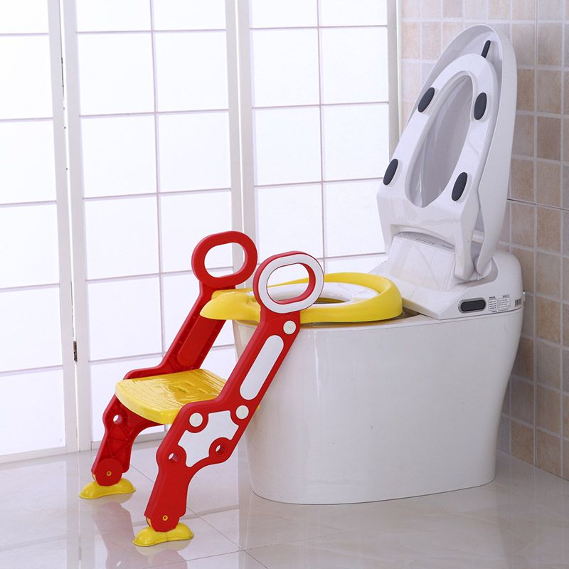 Eazy Kids Step Stool Foldable Potty Trainer Seat - Yellow