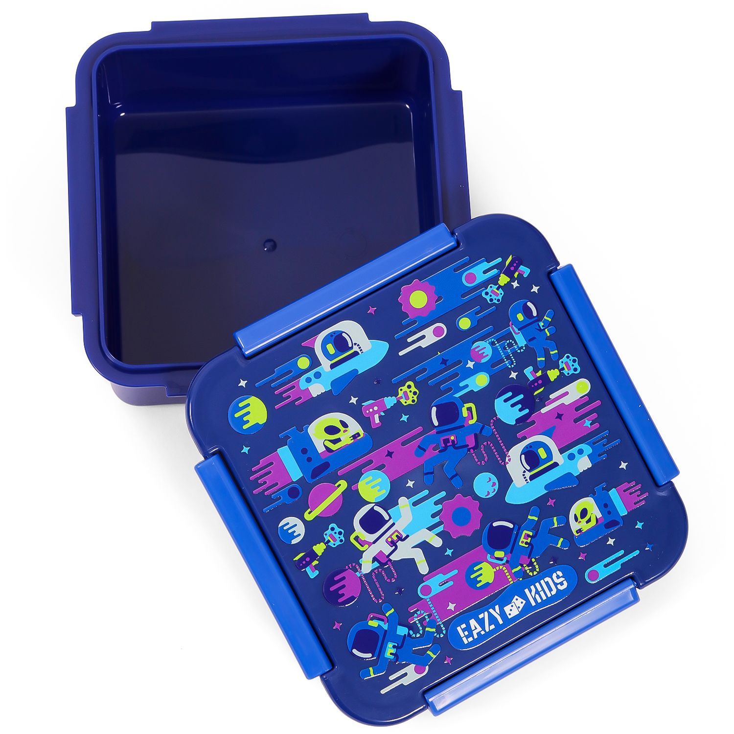 Eazy Kids - Astronauts Lunch Box 650ml - Blue