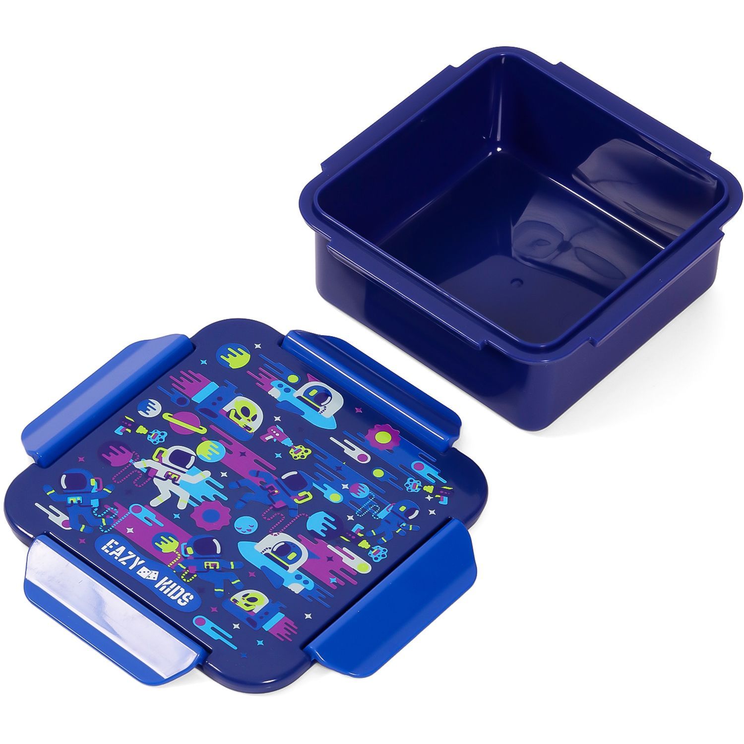 Eazy Kids - Astronauts Lunch Box 650ml - Blue