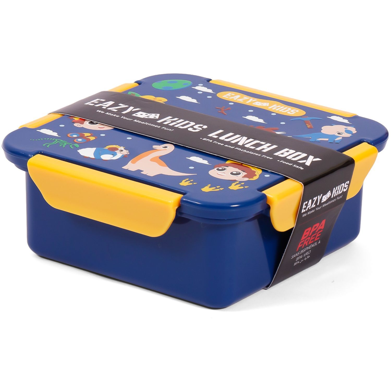 Eazy Kids - T-Rex Lunch Box 650ml - Blue