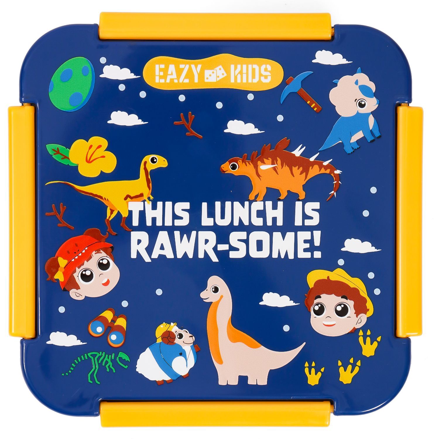 Eazy Kids - T-Rex Lunch Box 650ml - Blue