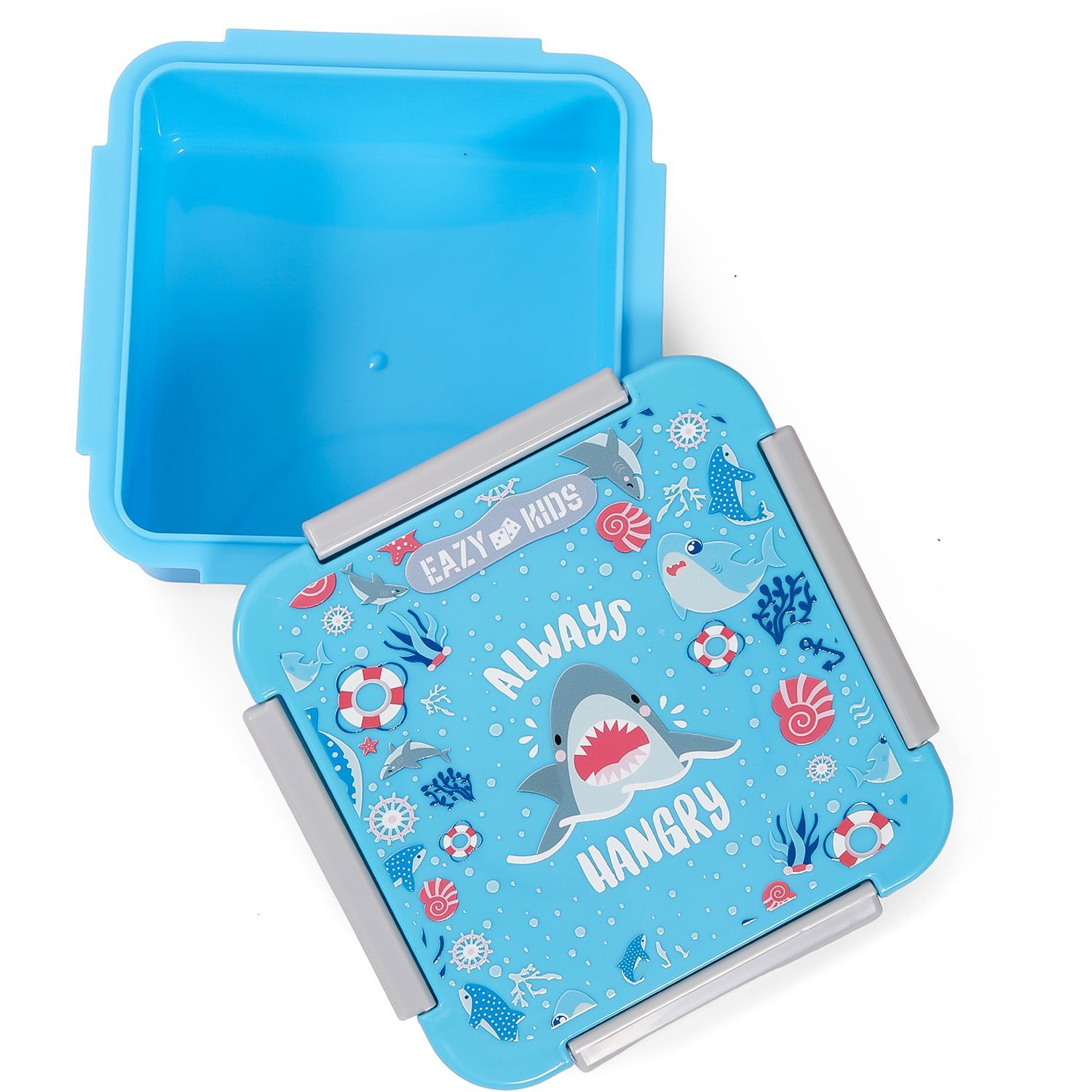 Eazy Kids - Shark Lunch Box 650ml - Blue