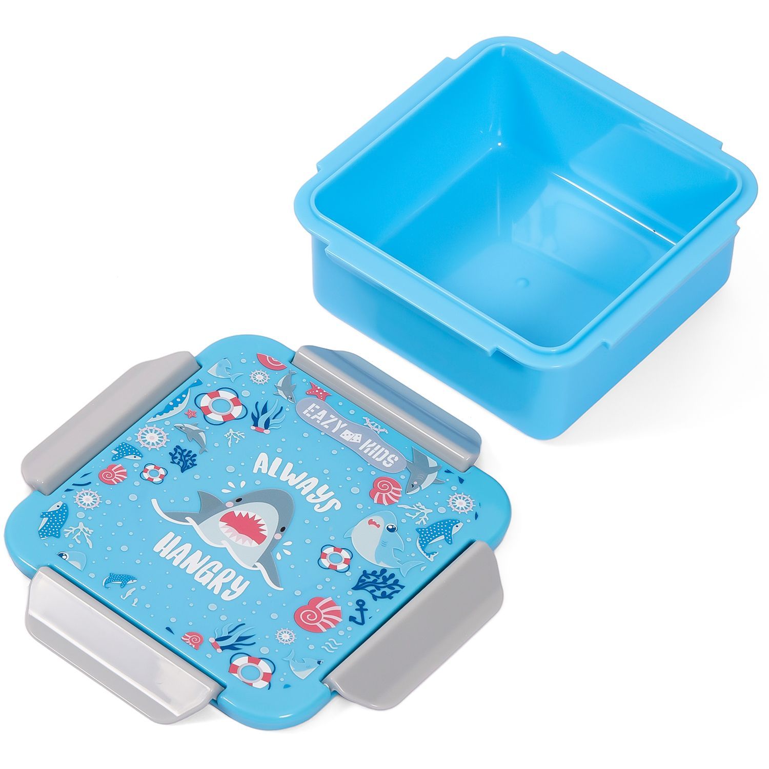 Eazy Kids - Shark Lunch Box 650ml - Blue