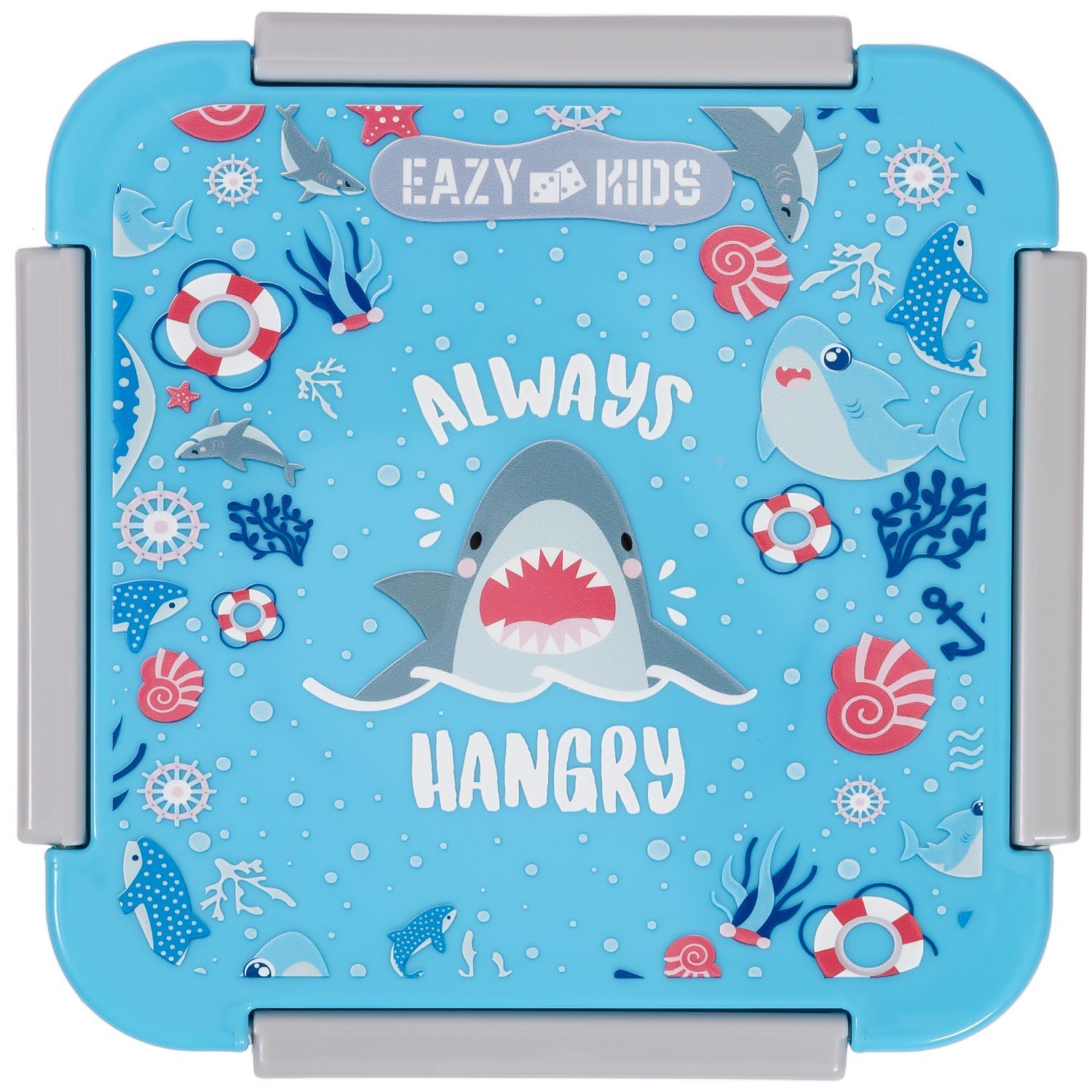 Eazy Kids - Shark Lunch Box 650ml - Blue