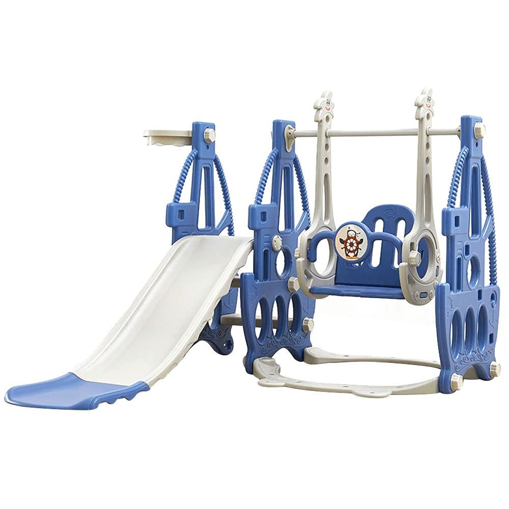 Little Story 3-in-1 Swing W/ Slide - Blue