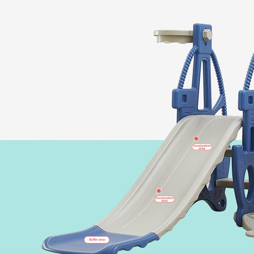 Little Story 3-in-1 Swing W/ Slide - Blue