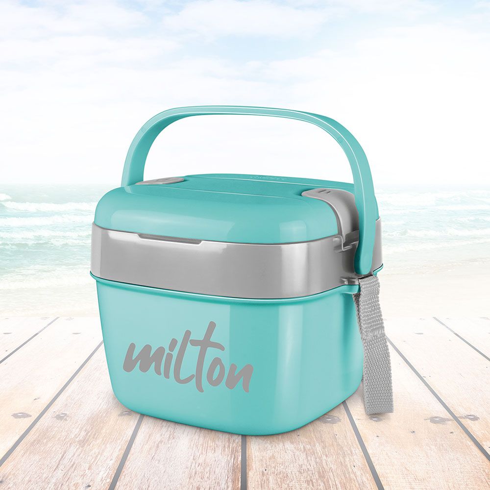 Milton - Small Inner Stainless Steel Lunch Box - 1100ml - Aqua Green