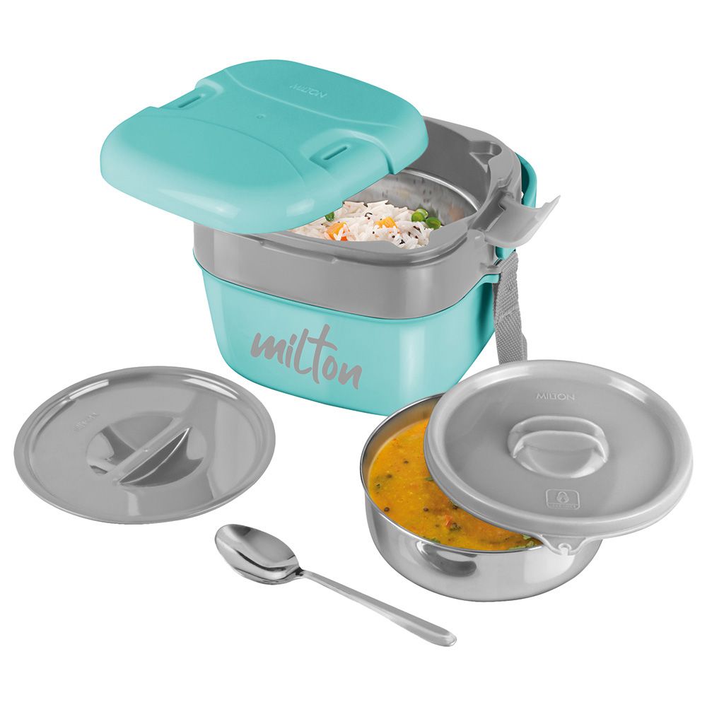 Milton - Small Inner Stainless Steel Lunch Box - 800ml - Aqua Green