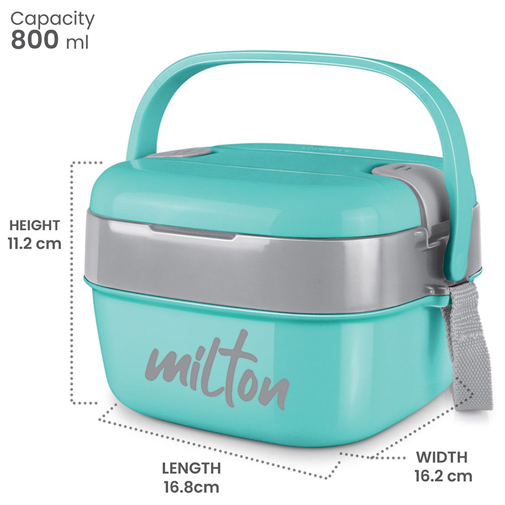 Milton - Small Inner Stainless Steel Lunch Box - 800ml - Aqua Green