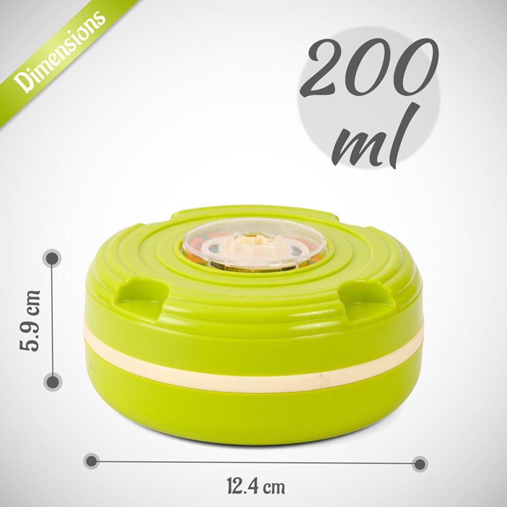 Milton - Food Fun Insulated Lunch Box - 200ml - Light Green