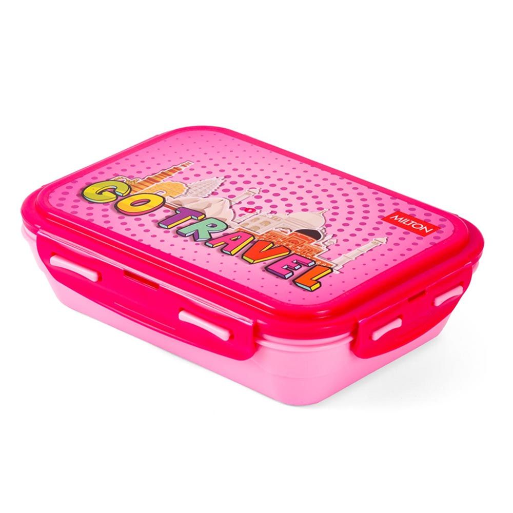 Milton - Fun Treat Lunch Box w/ Container - 1200ml - Pink