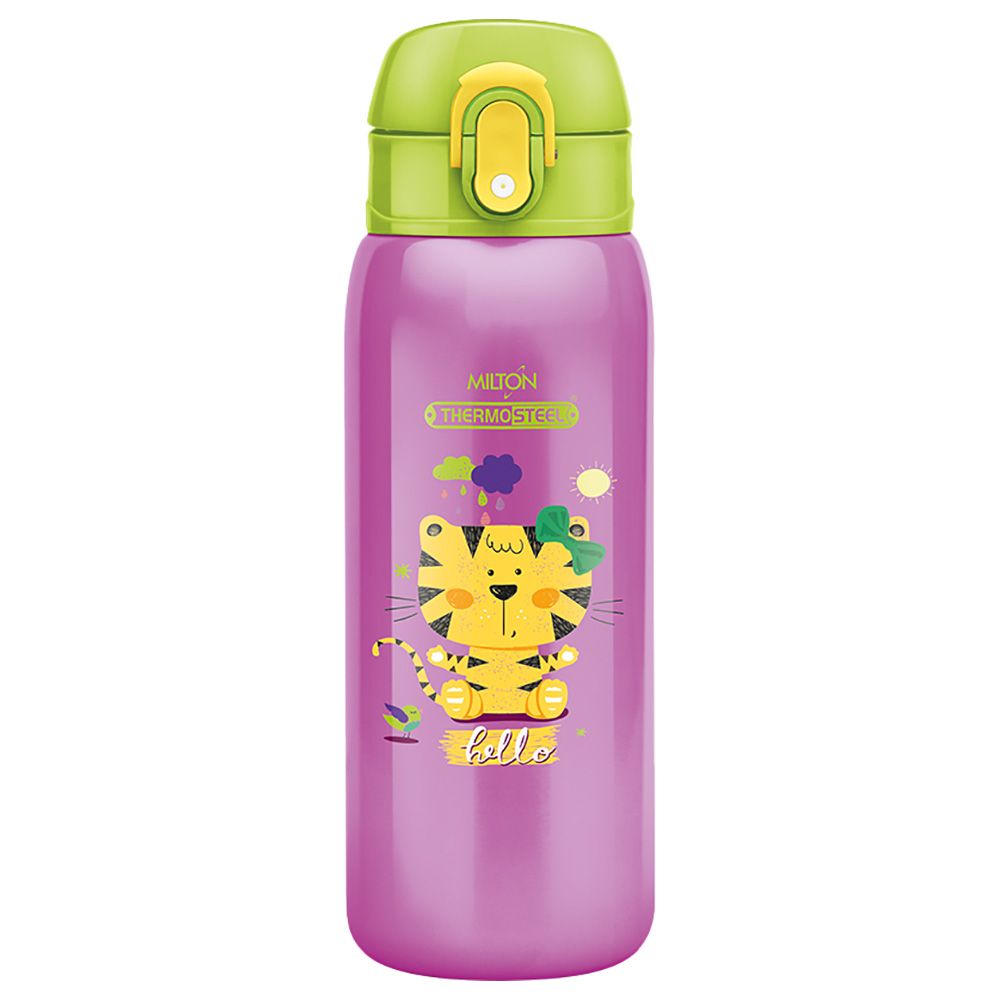 Milton - Jolly Stainless Steel Water Bottle - 390ml - Tiger Purple