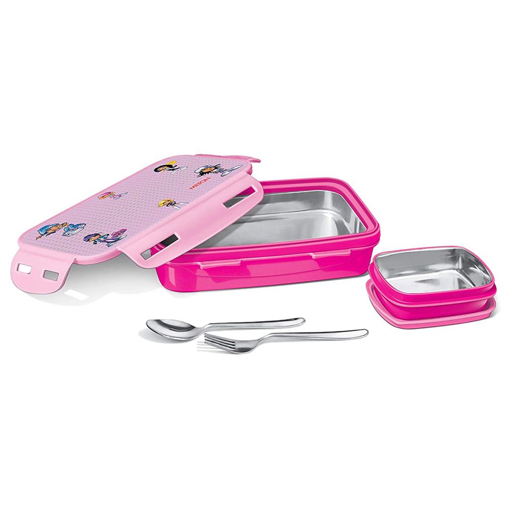 Milton - Mini Inner Steel Lunch Box w/ Container - 400ml - Beauty Pink