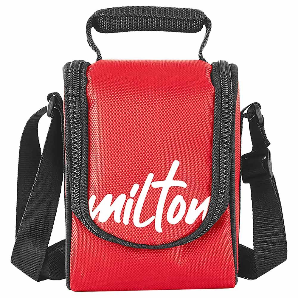 Milton - Tasty 3 Stainless Steel Containers w/ Lunch Bag - Red