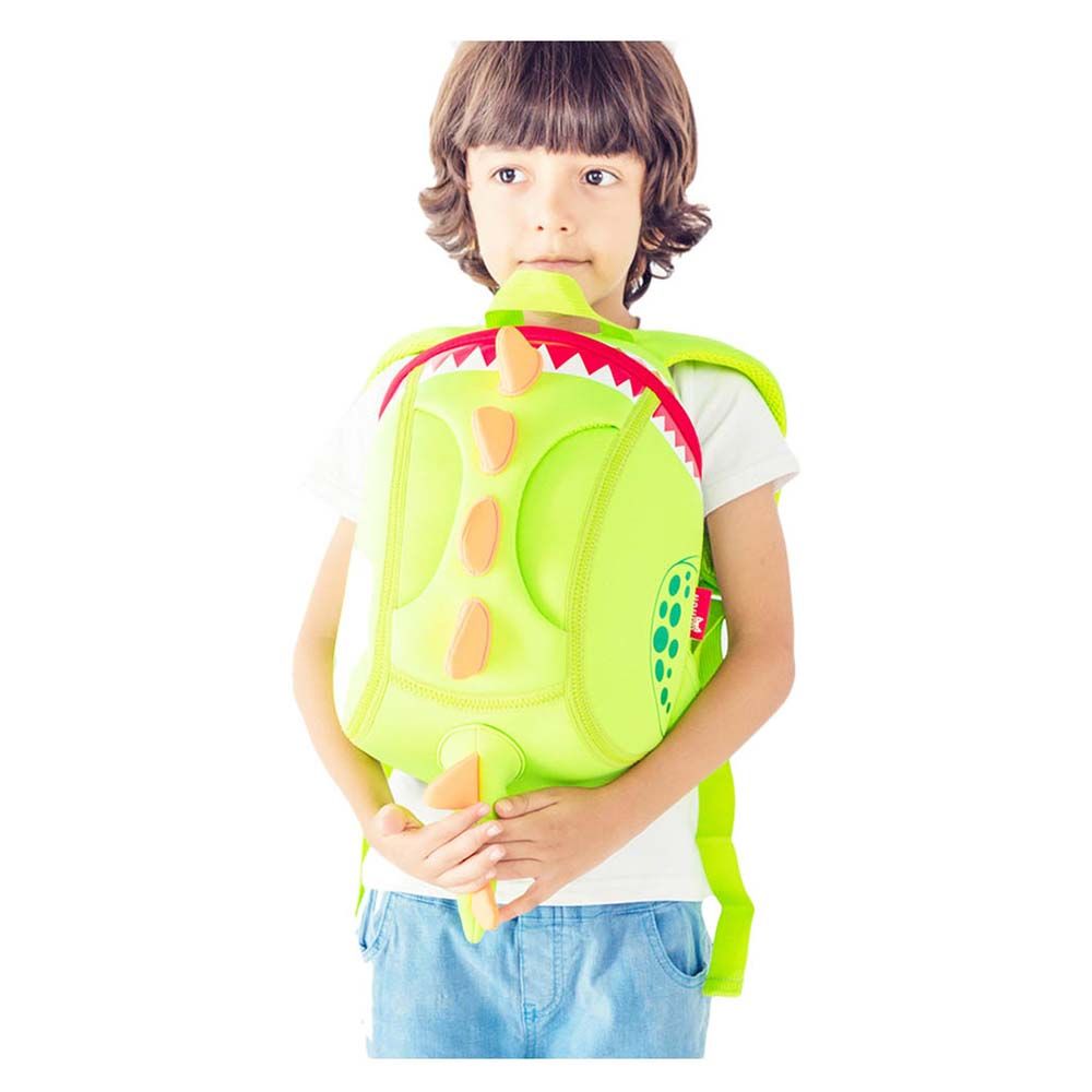 Nohoo - Jungle Dinosaur Backpack - Green - 12-Inch