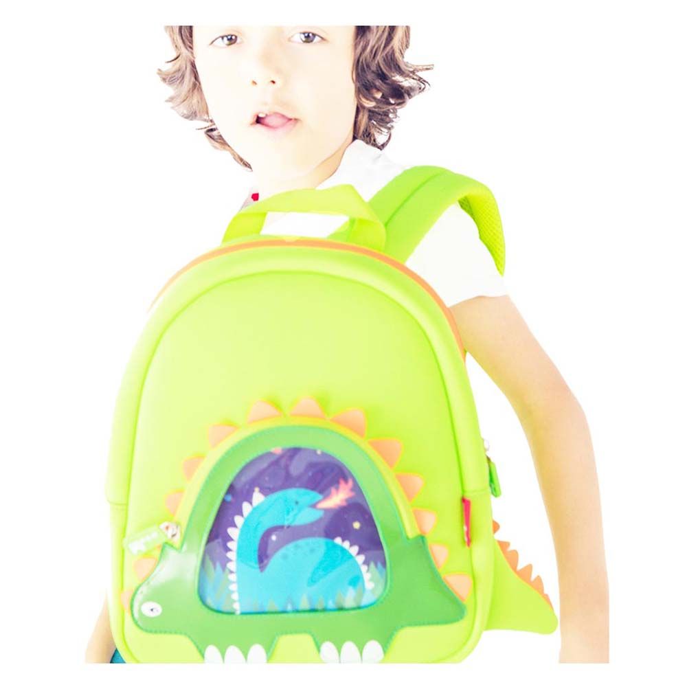 Nohoo - Jungle Stegosaurus Backpack - Green - 11.2-Inch