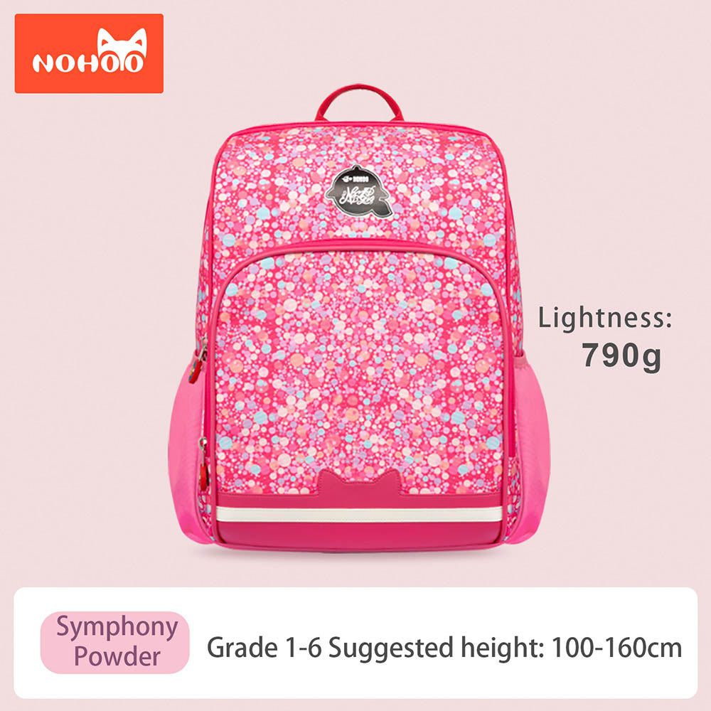 Nohoo - School Bag - 15.8-Inch - Retro Pink