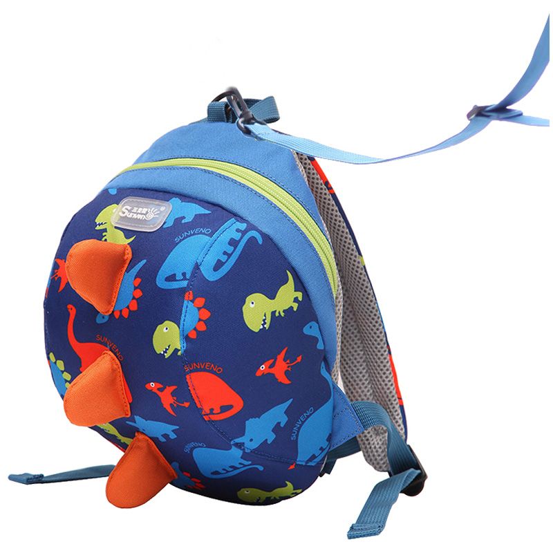 Sunveno - Kids Backpack - Dinosaur Blue - 7.8 Inch