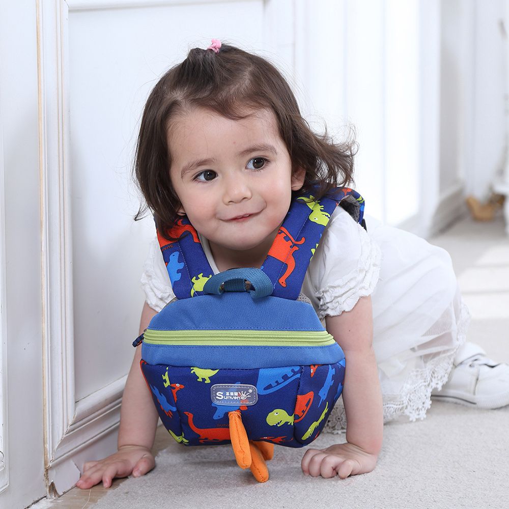 Sunveno - Kids Backpack - Dinosaur Blue - 7.8 Inch