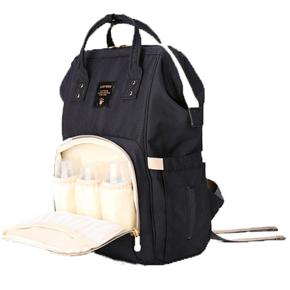 Sunveno - Diaper Bag with USB - Black