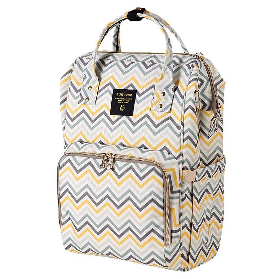 Sunveno - Diaper Bag - Yellow Wave