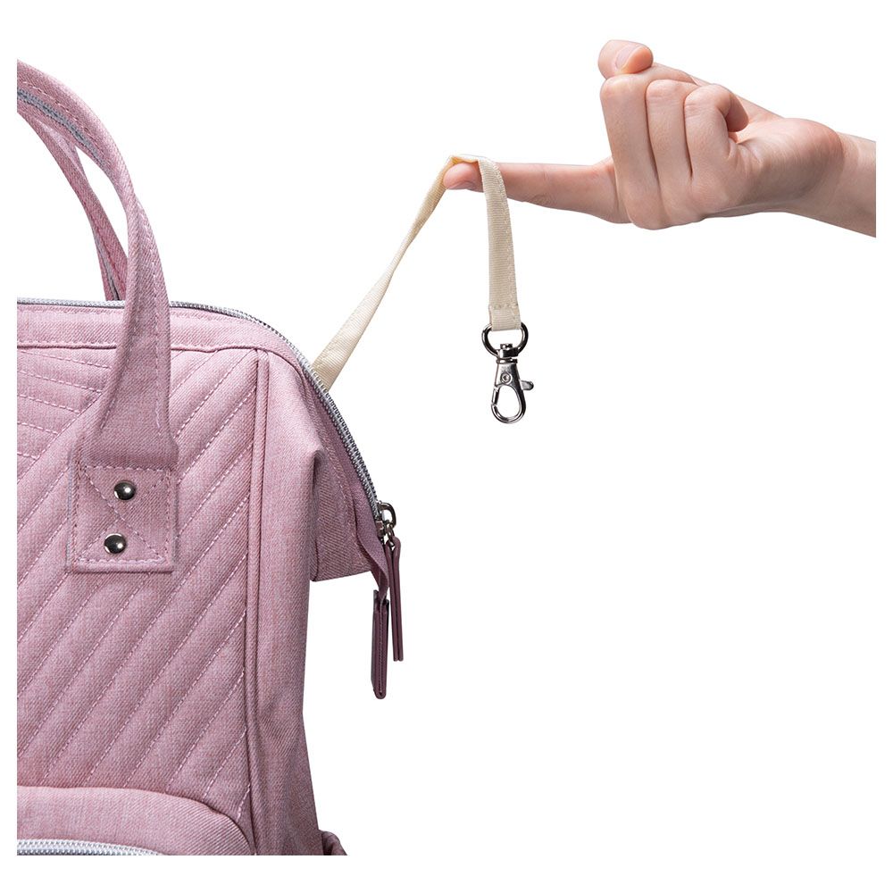 Sunveno - Diaper Bag w/ Stroller Hooks - Nova Pink