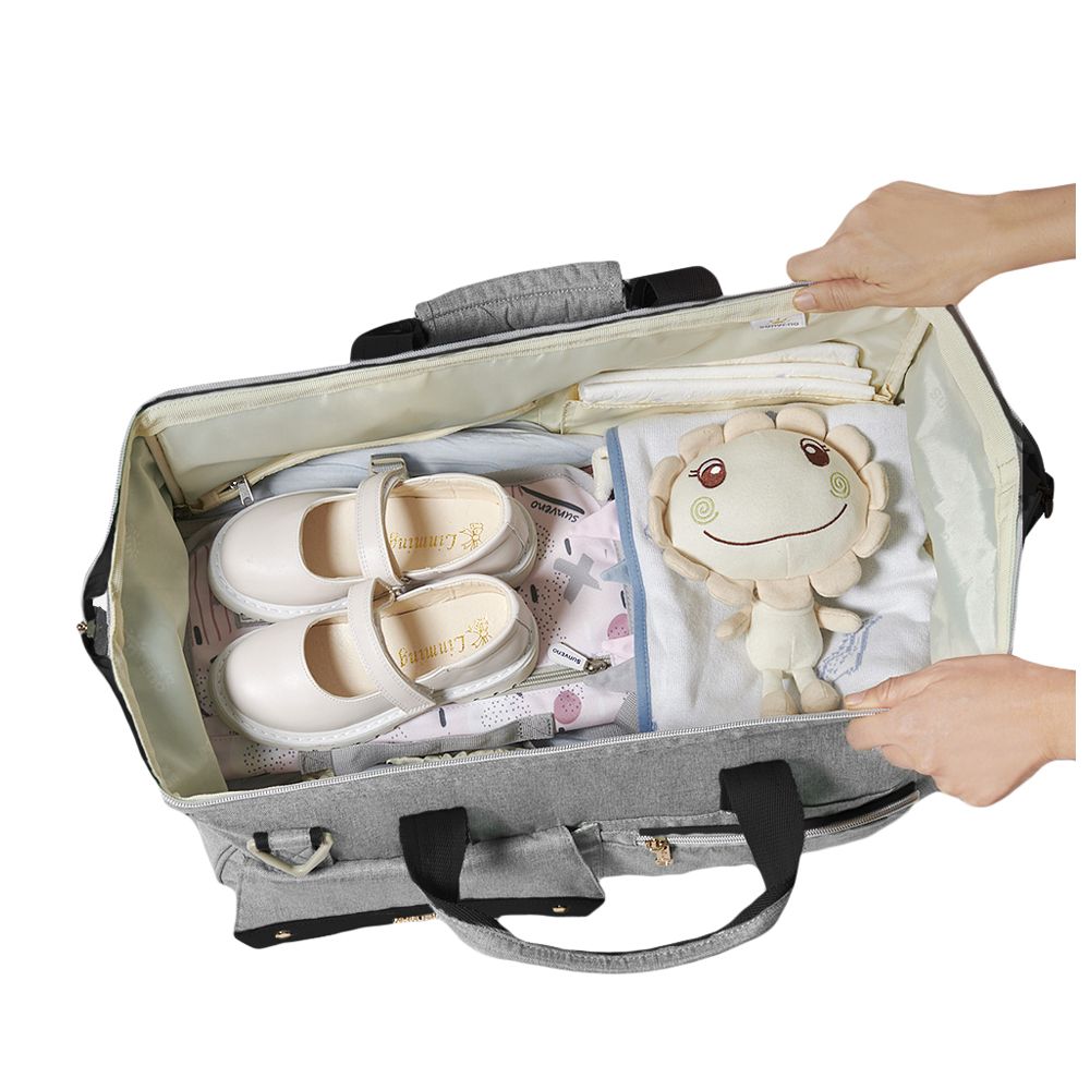 Sunveno - 3-in-1 Diaper Travel Bag - Grey