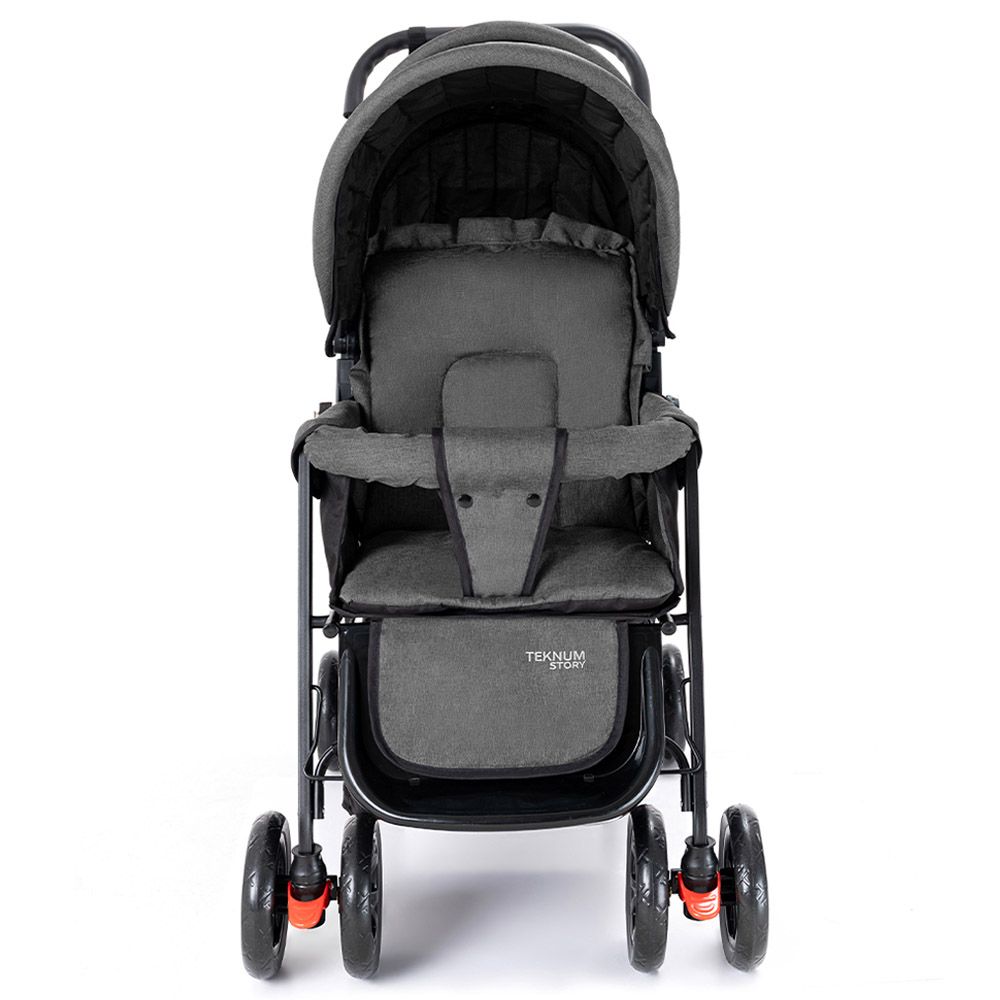 Teknum - Double Baby Stroller - Dark Grey