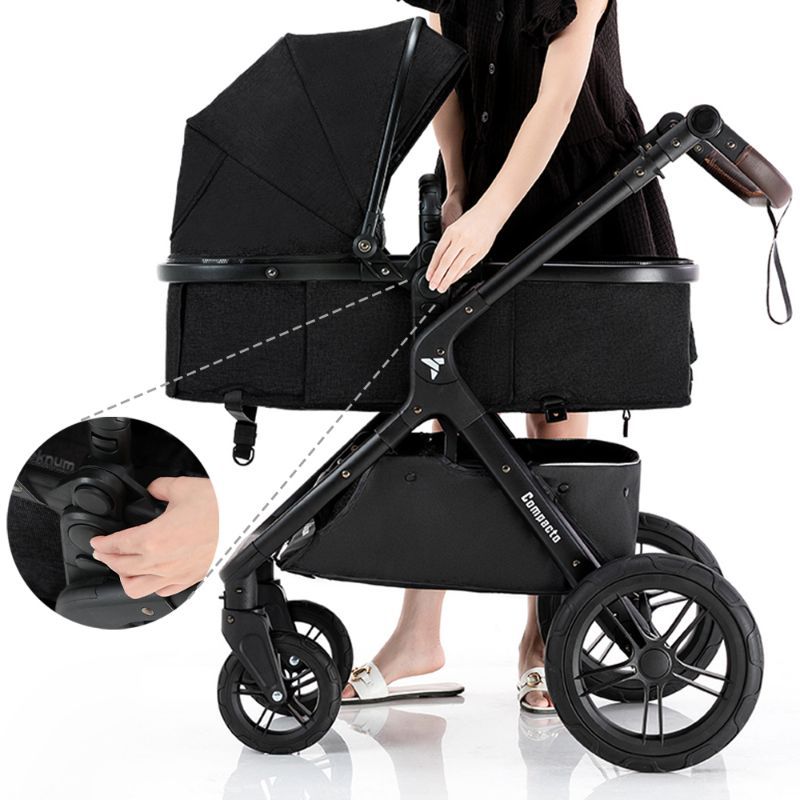 Teknum - 3-in-1 Compacto Travel Stroller - Black