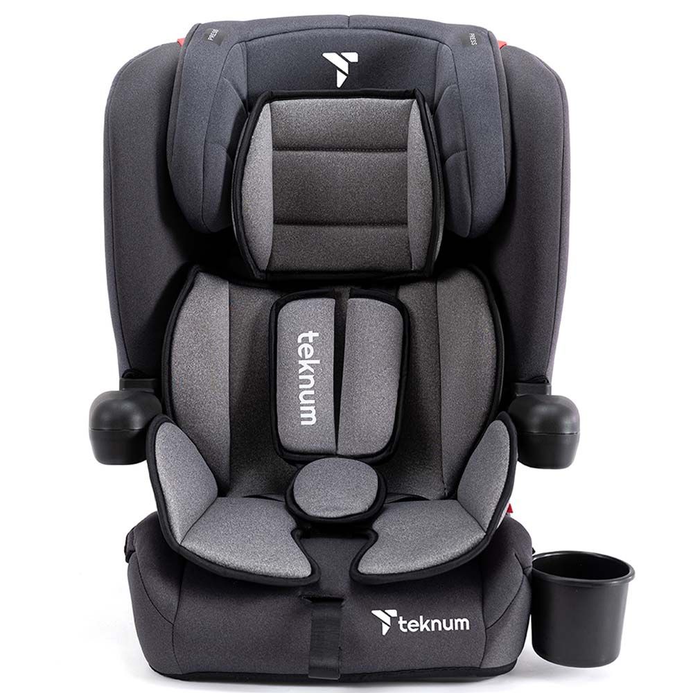 Teknum - Pack And Go Foldable Car Seat - Grey