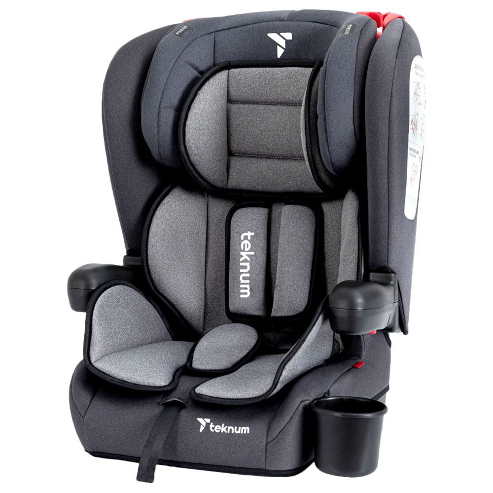 Teknum - Pack And Go Foldable Car Seat - Grey