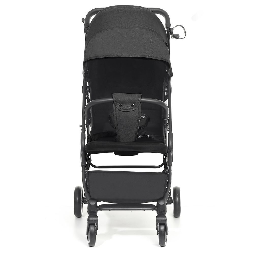 Teknum Travel Cabin Stroller with Coffee Cup Holder - Black